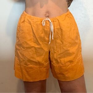 Free People Peachy Orange Pull On Shorts